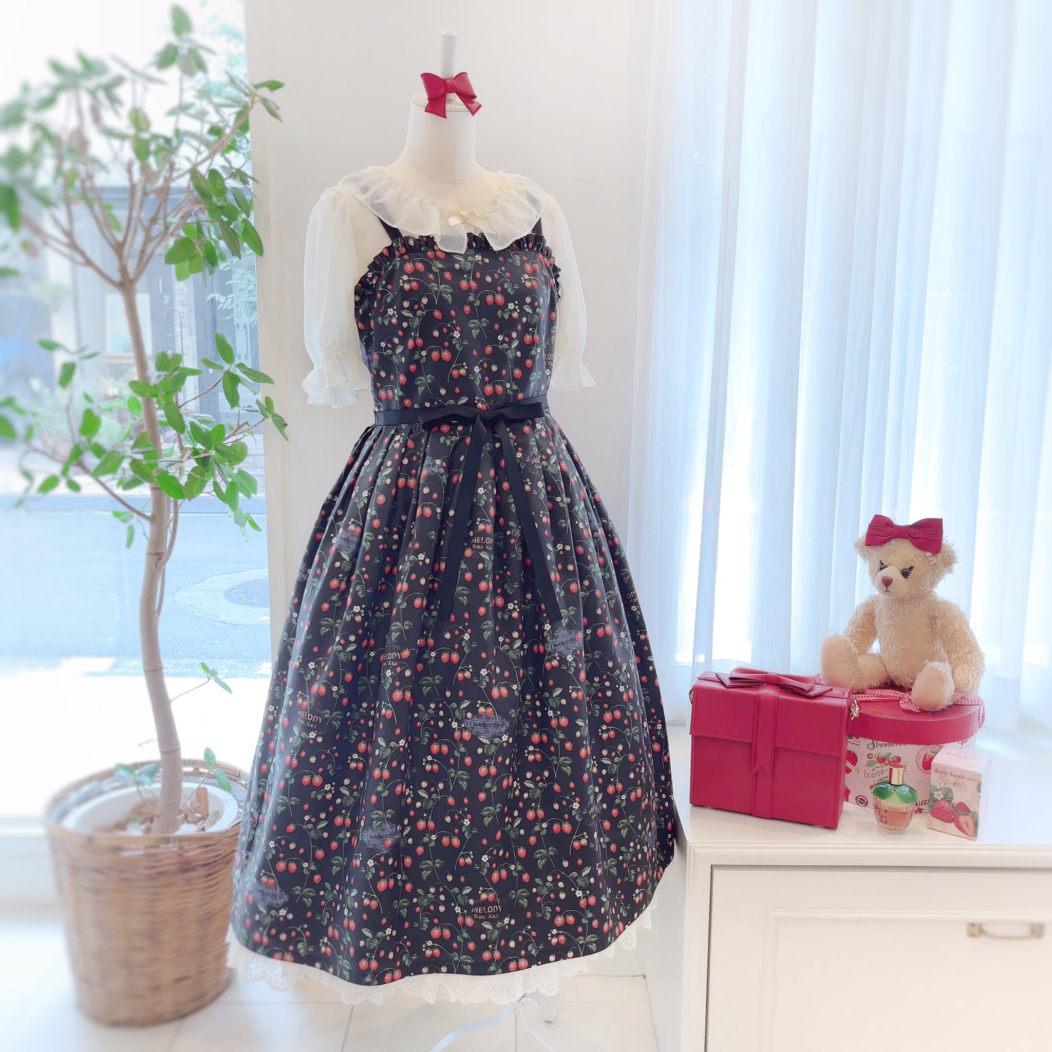 Melody Frillジャンパースカート ピンク(Angelic Pretty*MELODY Melody Frillジャンパースカート ピンク(Angelic Pretty*MELODY