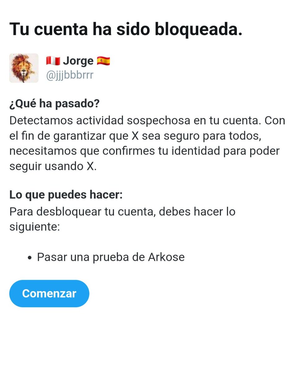 Estimados amigos, mi cuenta principal ha sido bloqueada.
Ante esta situación os ruego tener presente mi cuenta secundaria, <a href="/BlackGeorge25/">ᴊᴏʀɢᴇ ᴇɴʀɪǫᴜᴇ</a> mientras hago las gestiones pertinentes para recuperar mi otra cuenta. Agradezco difundir, ya que no todos me siguen acá.