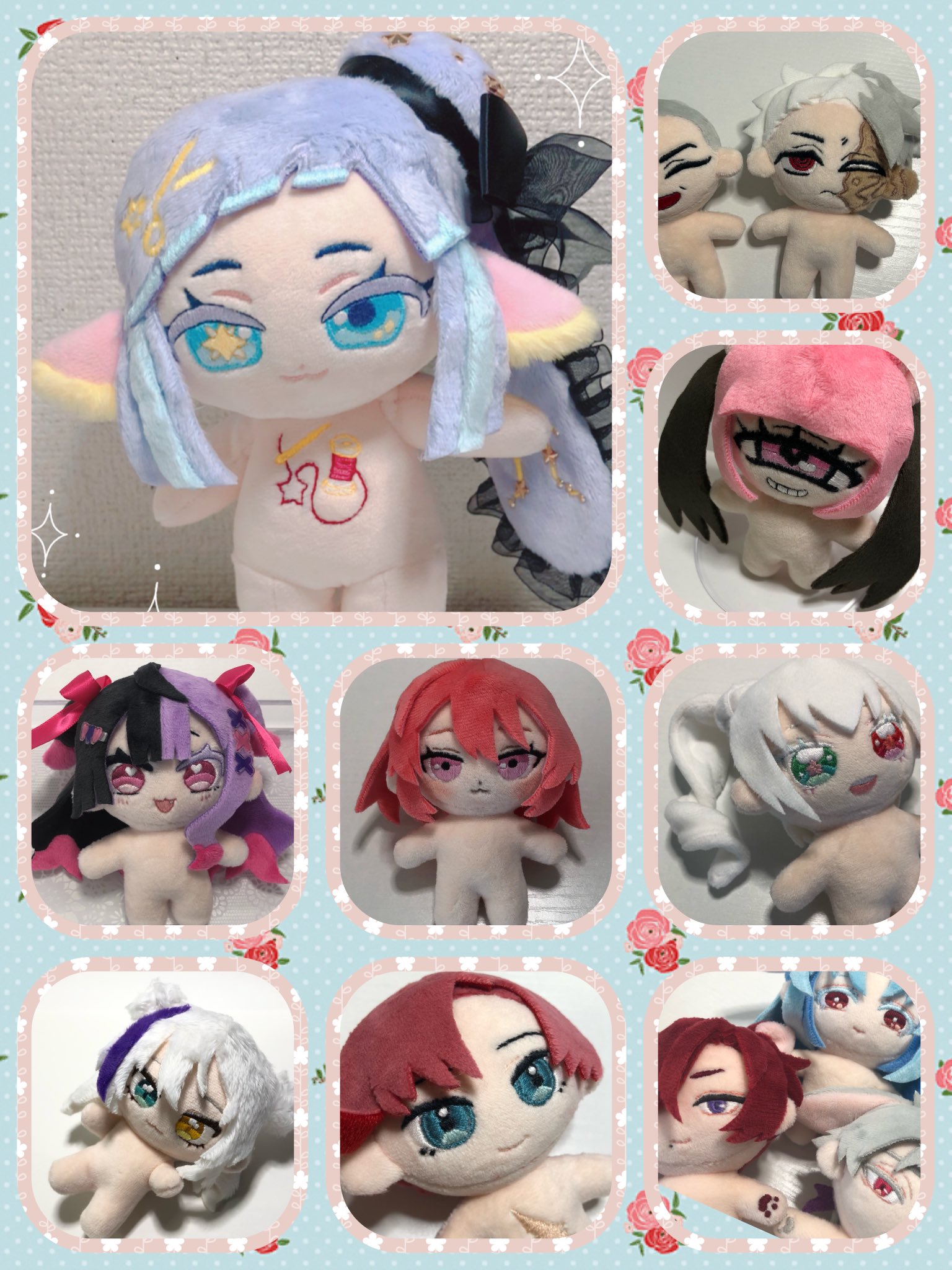 【ぬいぐるみオーダー】 もりまっちょ様 ぬい服 オーダー品4-155 meg様 きらどるサイズ
