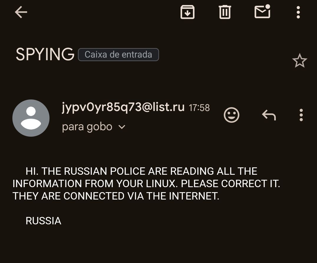 I seem to attract weird spammers