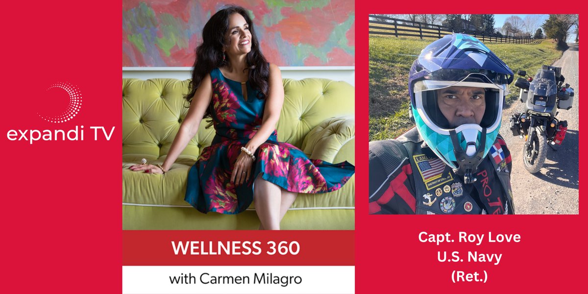 wellness360Carm's tweet photo. 🌟 Watch last week's episode as we welcome retired US Navy Captain Roy Love🌟 Discover how embracing new experiences can shape your journey through life.
📅 Tune into @expandiTV:
#NavyCaptain #Veteran #AfroLatino #Trailblazer #Motivation #DominicanPride #livestream #navy https://t.co/HcYAPMQFSF