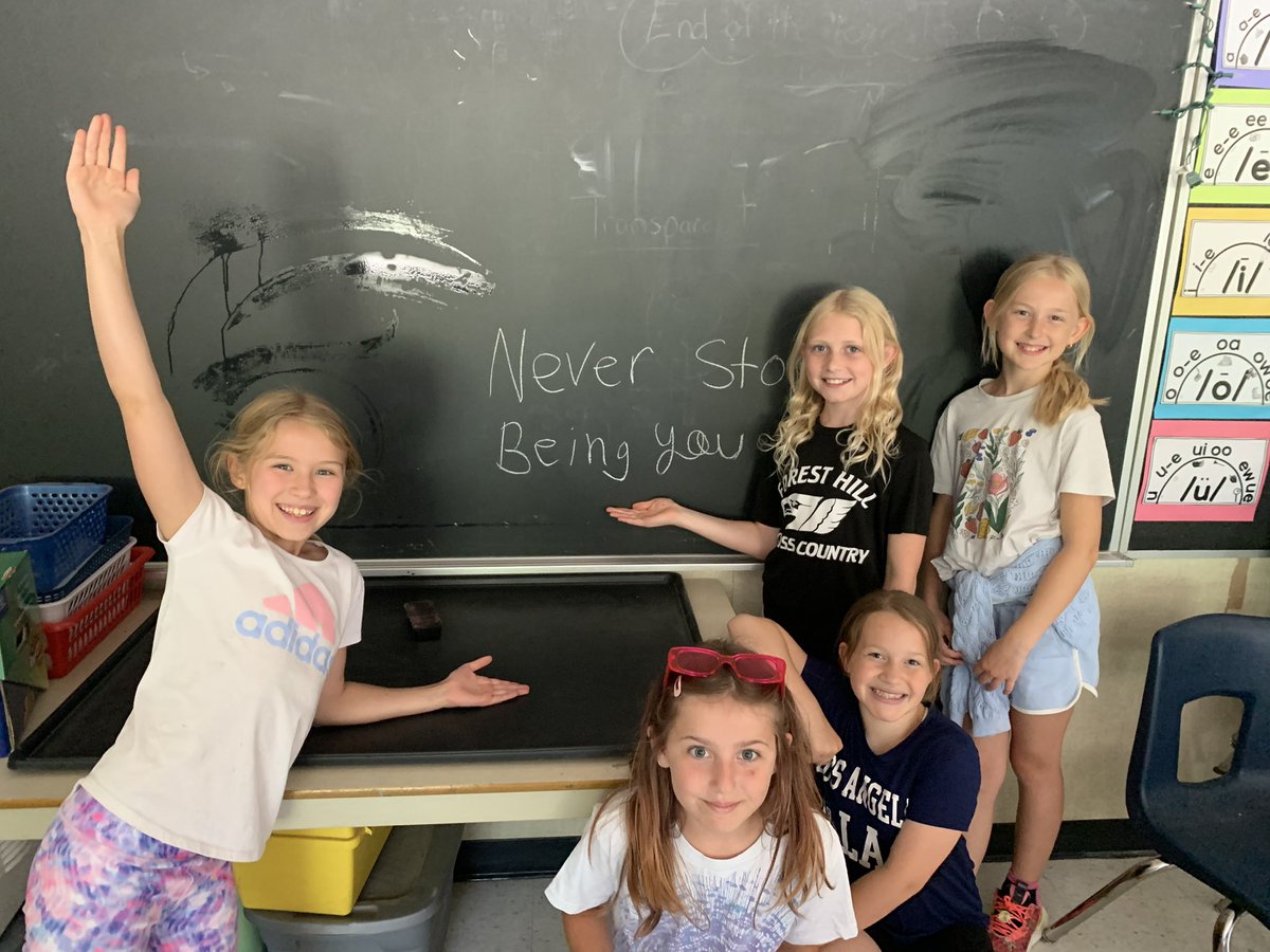 Mrs. Collins (@teach__collins) on Twitter photo Have a wonderful summer and never stop being you!
From the grade 4 students <a href="/ForestHillPS/">Forest Hill Public School</a> <a href="/SCDSB_MHWB/">SCDSB Mental Health and Well-Being</a> Have a wonderful summer and never stop being you!
From the grade 4 students <a href="/ForestHillPS/">Forest Hill Public School</a> <a href="/SCDSB_MHWB/">SCDSB Mental Health and Well-Being</a>