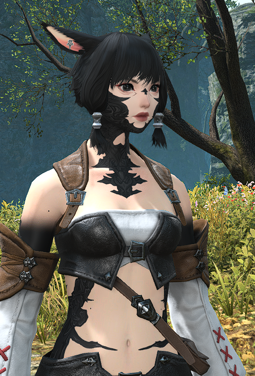 ffxiv_oni's tweet photo. her face changes a little every time i have to re make her textures😂 shes still cute as hell tho 😌 https://t.co/yeeulQXAwW