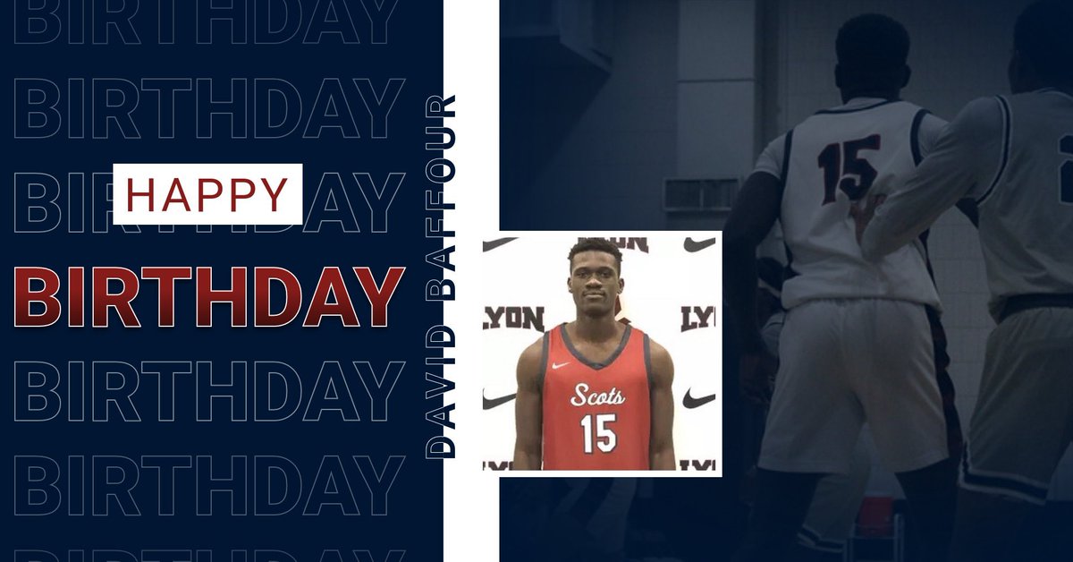 LyonCollegeMBB's tweet photo. Happy birthday to our guy David Baffour! Enjoy your day🎈 https://t.co/VFQJPGvijO