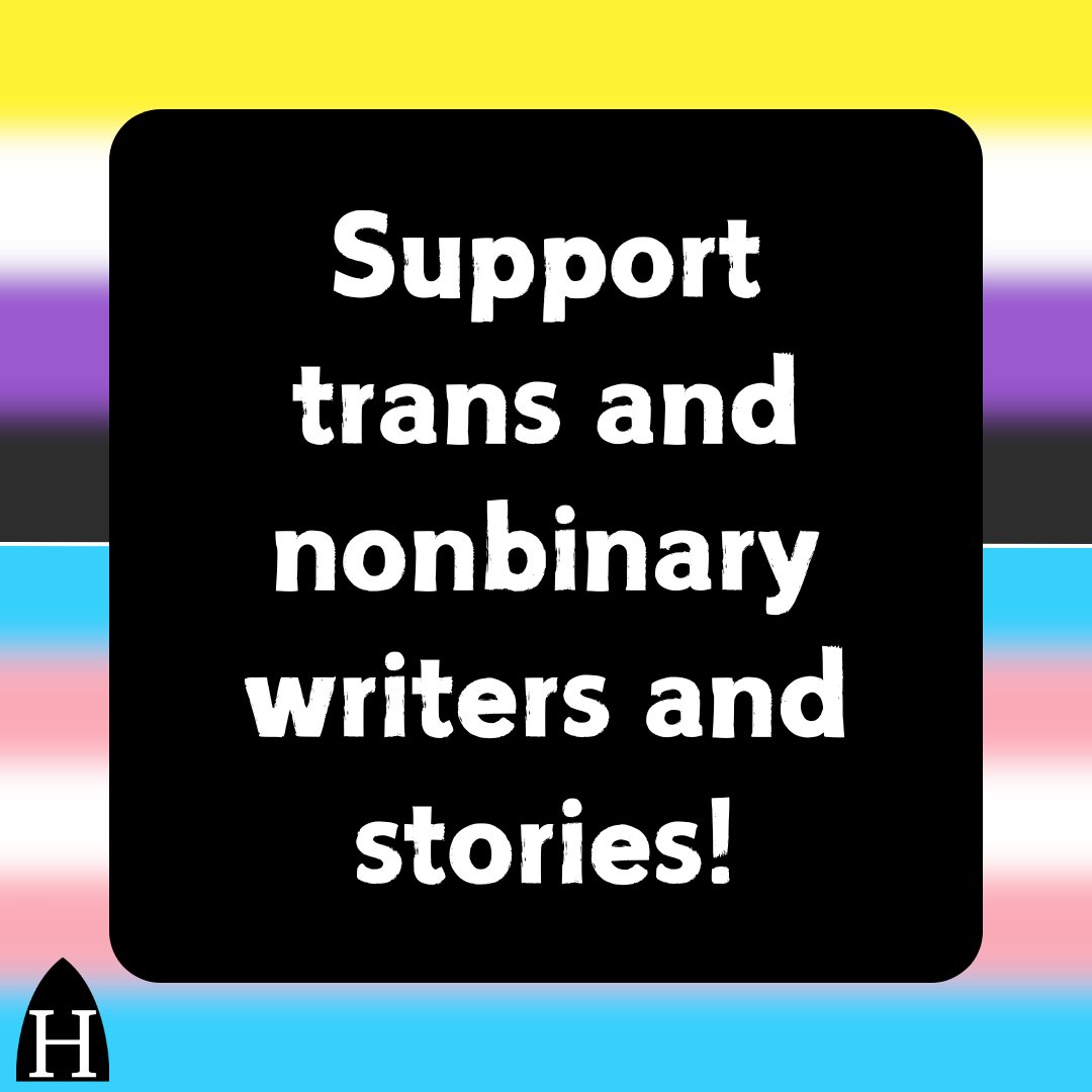🧵

Let's be real, it's important - now more than ever - to support trans and nonbinary voices, including writers and stories.

Haunt is a queer-led publisher and we believe that fiction has a part to play. Fiction connects us, bringing hope, understanding and inspiration to act.