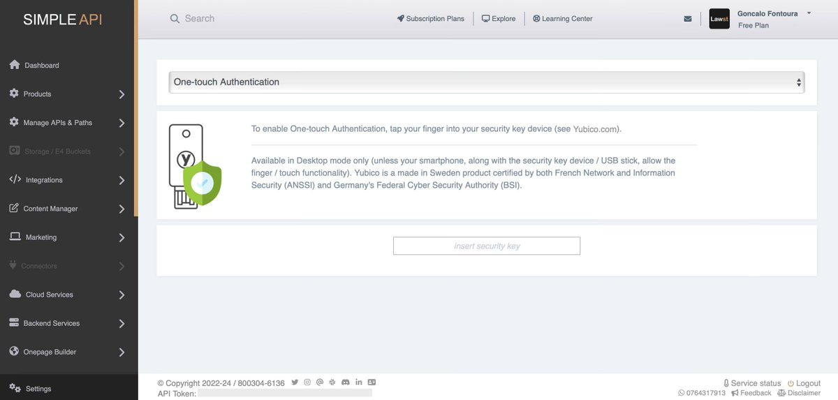 😍 Check how Hot our "One-Touch 2FA" page look like.