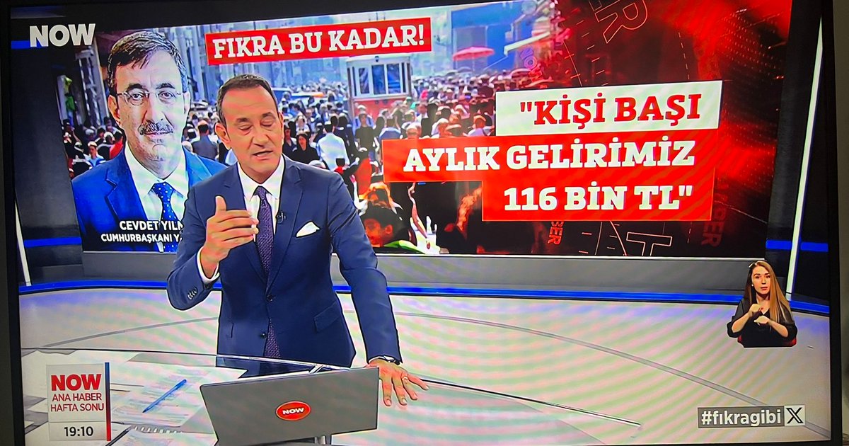 SORUYORUZ ?

Kişi başı aylık gelirimiz 116 Bin liraya yükselmiş!

4 kişilik çekirdek bir Aile için aylık gelir 464 Bin Lira!

Bu durumda 4 kişilik bir Emekli Ailesine ait aylık 454 Bin Lira nerede?

#EkmeğimizİçinGebzedeyiz

Kocaeli Gebze AKP'den CHP'ye 
<a href="/RTErdogan/">Recep Tayyip Erdoğan</a> <a href="/isikhanvedat/">Prof. Dr. Vedat Işıkhan</a>