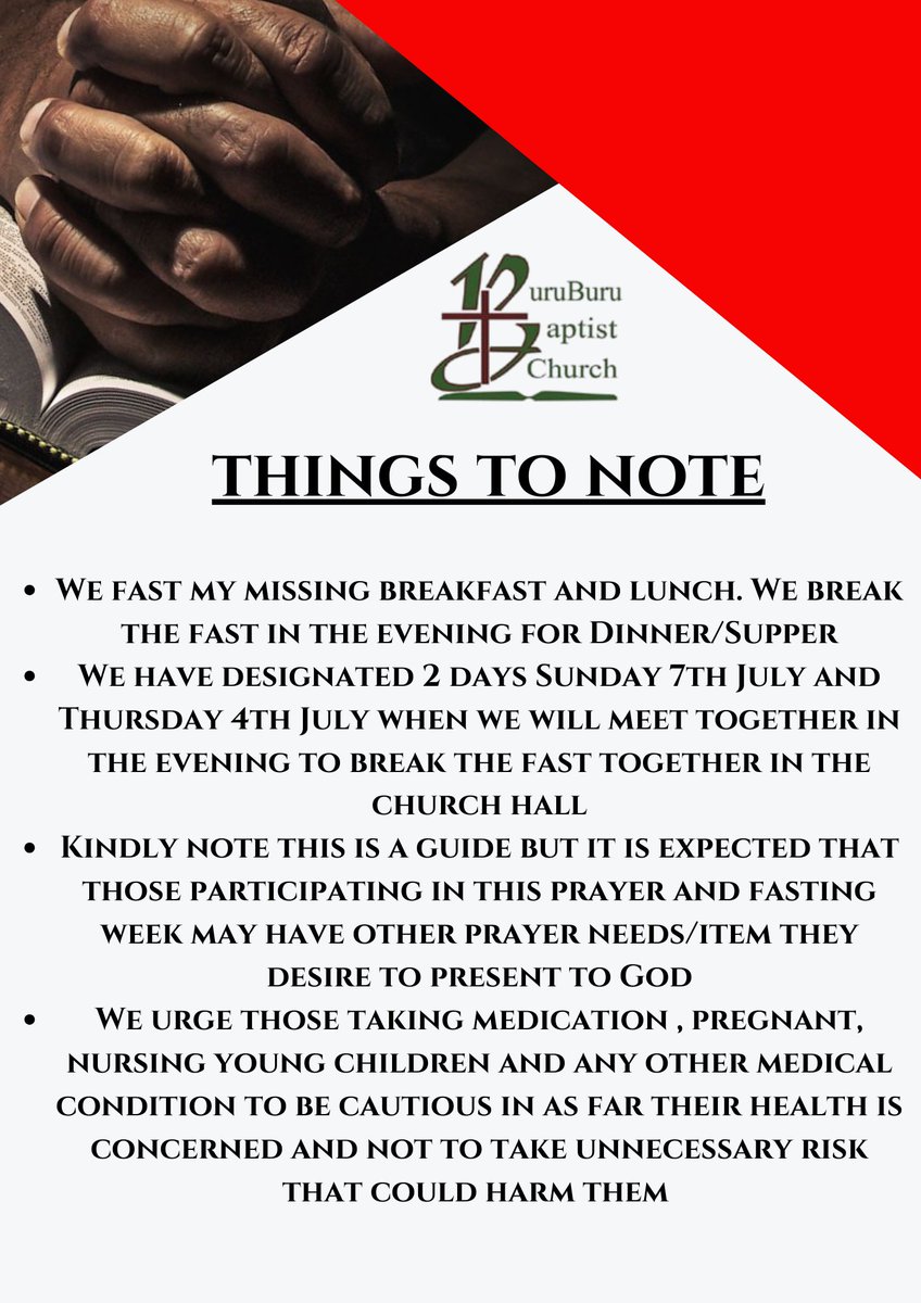 BuruBaptistC's tweet image. #PrayerandFastingWeek