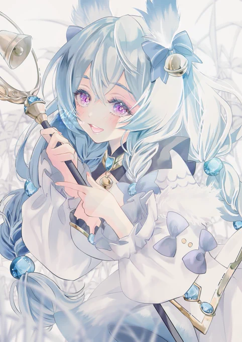 #fkruruart   #イラスト彼女が鳴らす〖 始まりの鐘 〗ぼくのそれは恋だった 