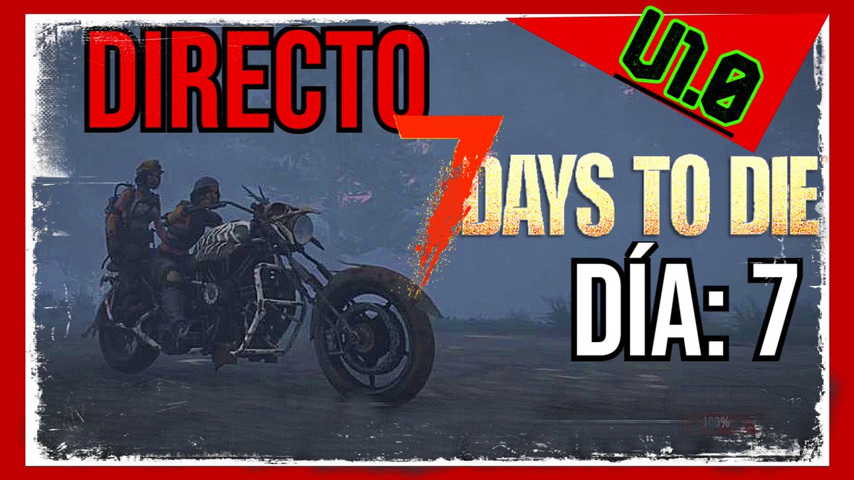 continuamos en 7 DAYS TO DIE
#7dtd  TWITCH.TV/CRAZYGGLOL