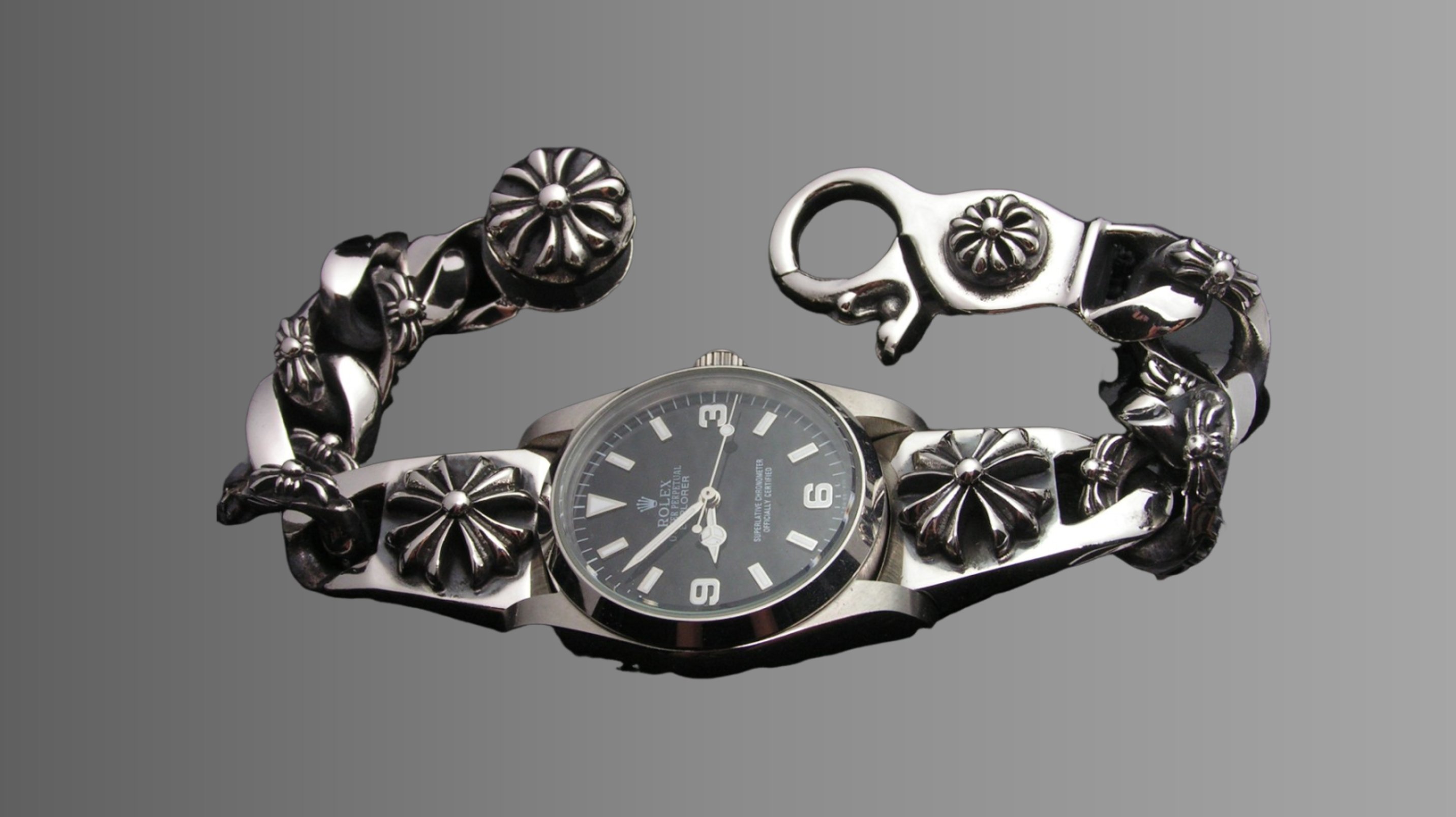 ジ*ン様 クロムハーツ CHROME HEARTS クロムハーツ デニム デニムクロスパッチ