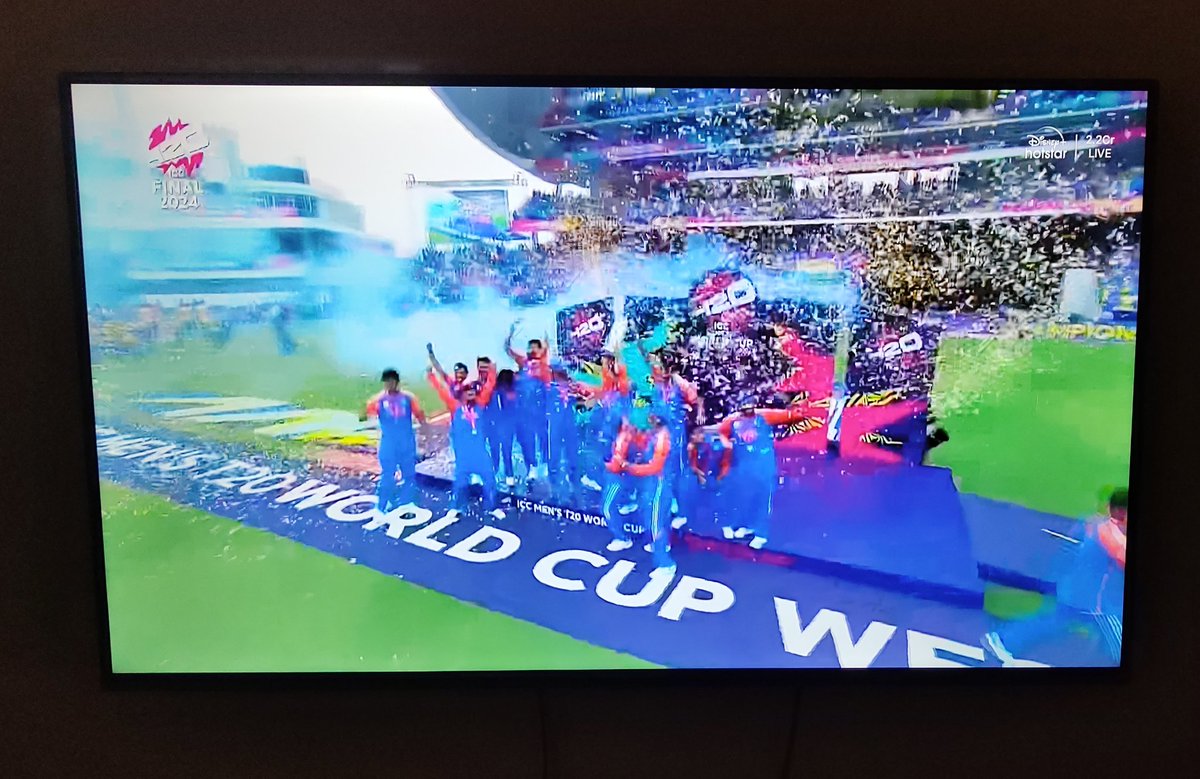 We did it again, proud of you boys. The calm and composed attitude was the difference between the teams. Well played <a href="/BCCI/">BCCI</a> team and <a href="/ProteasMenCSA/">Proteas Men</a> team. Mixed emotions of Winning the trophy and retirement of legends.
#ICCMensT20WorldCup2024