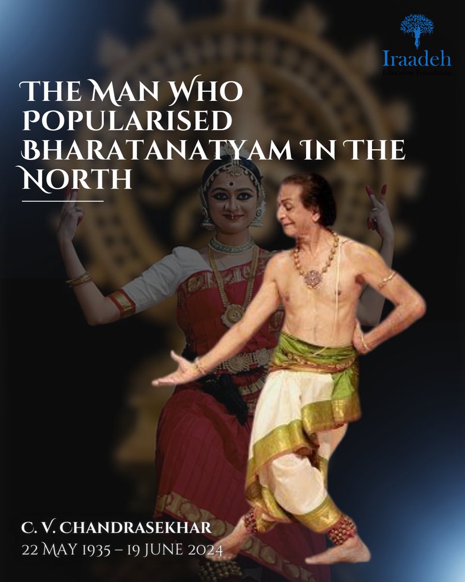 iraadeh's tweet photo. C V Chandrasekhar Won all the major dance awards
More than a dancer, he was a teacher and a mentor.  His students remember him for his grace, kindness, and dedication to his craft.

#CVChandrasekhar, a true legend in Bharatanatyam.  #Bharatanatyam #dancer #legacy #guru https://t.co/eNi9z7uu9P