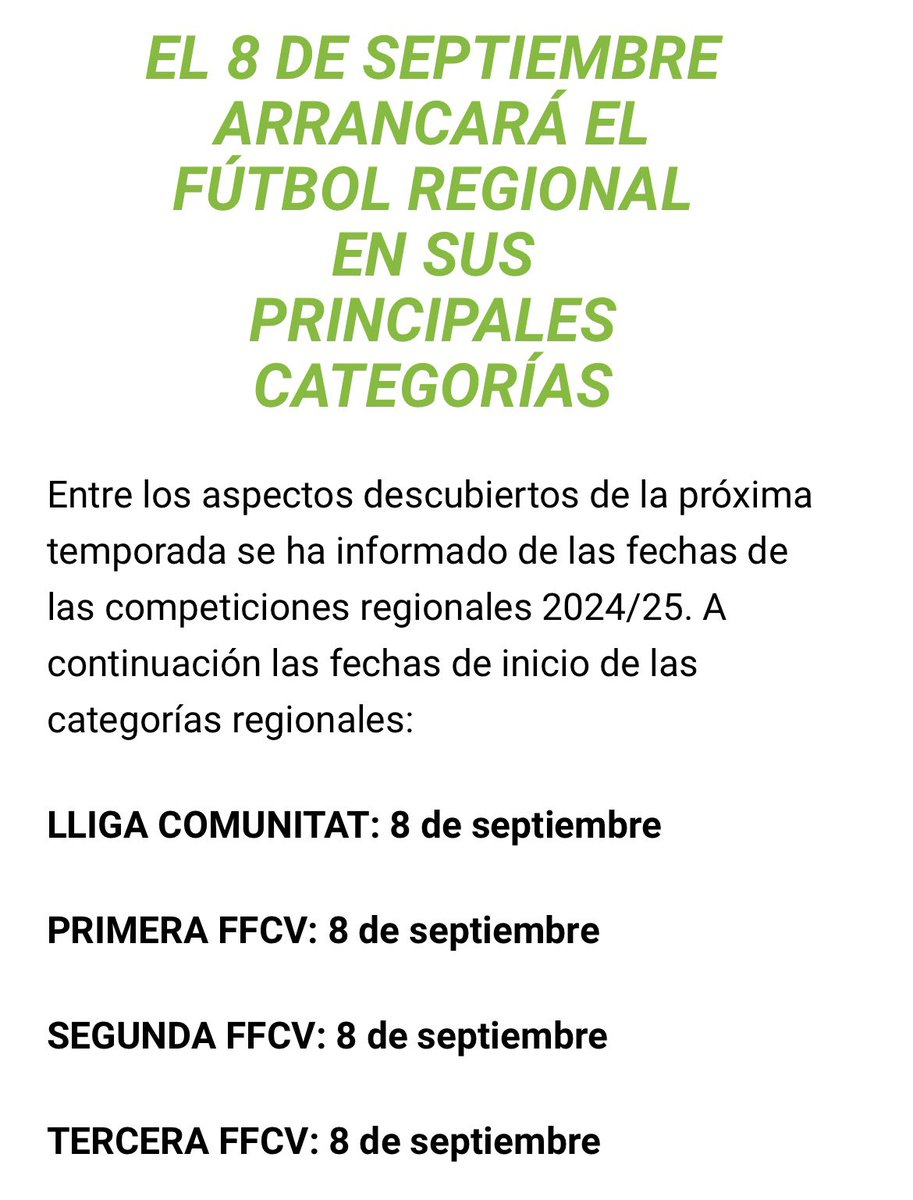 RedovanCf's tweet image. Fecha inicio temporada 24/25!