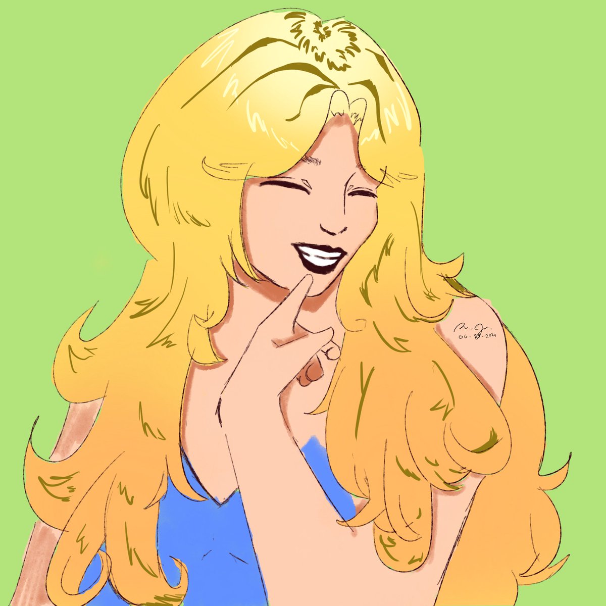 styrennn's tweet photo. 🌻🌻Haley 🌻🌻

#StardewValley #SDV #digitalart #artph #fanart https://t.co/SqbC92dTPv