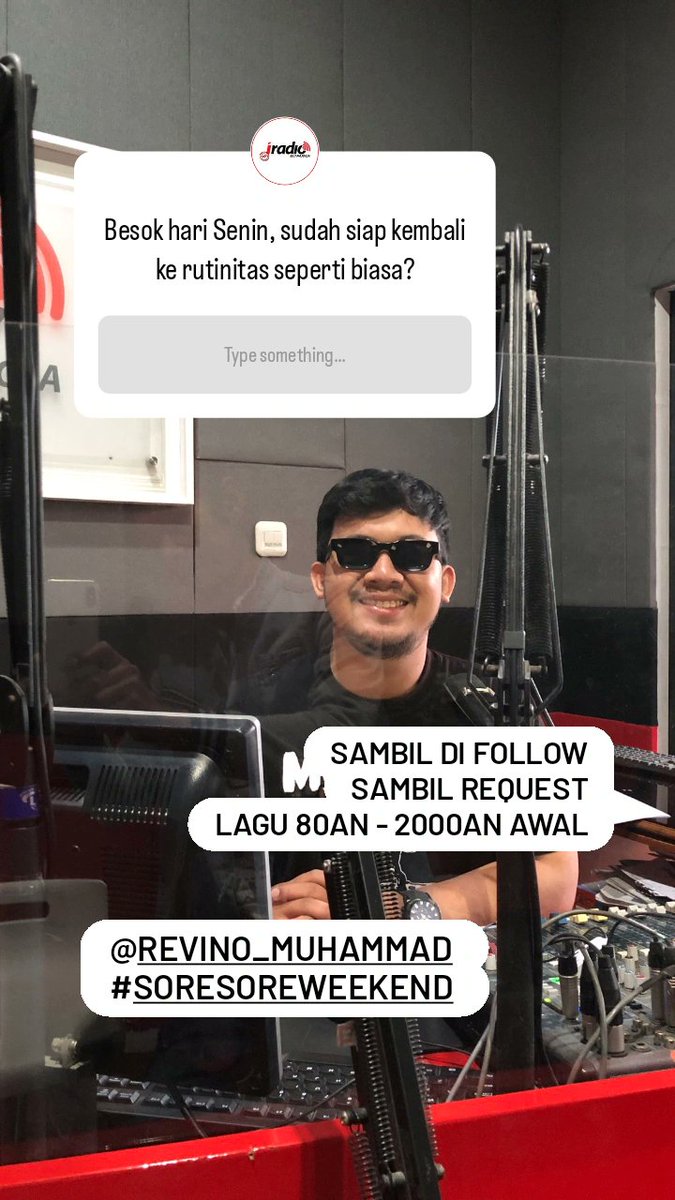 iswarajogja's tweet photo. SAMBIL DI FOLLOW
SAMBIL REQUEST
LAGU 80AN - 2000AN AWAL !!! #SORESOREWEEKEND https://t.co/YNk1ELZZLH