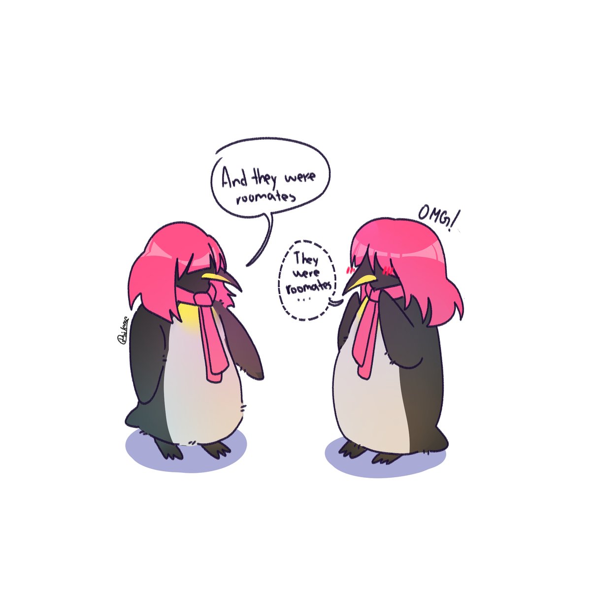 Lsilence4's tweet image. Pinterest me da buenas imágenes jsjsjsjs✨❤️✨❤️✨
#doddle #pinguins