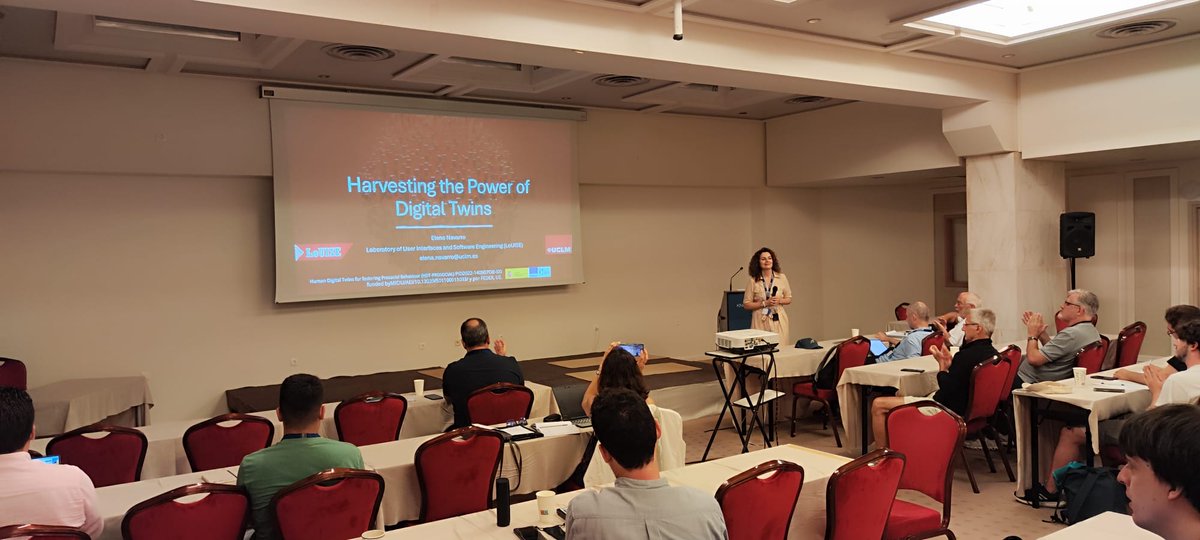 Elena___Navarro's tweet image. It has been a pleasure to participate in #SummerSoC2024 with the talk "Harvesting the power of #DigitalTwins", enjoy talks and tutorials from diverse topics such as #DistributedAI #LLM etc as well as meet great colleagues. Thanks @LupeOrtiz_UCA for the invitation 🙏🙏🙏