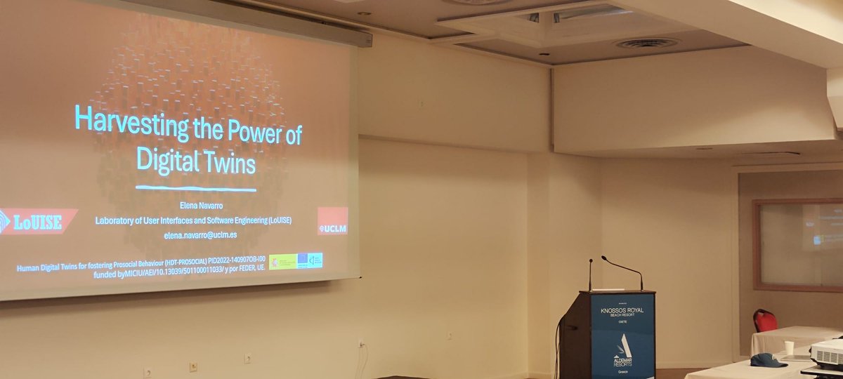 Elena___Navarro's tweet image. It has been a pleasure to participate in #SummerSoC2024 with the talk "Harvesting the power of #DigitalTwins", enjoy talks and tutorials from diverse topics such as #DistributedAI #LLM etc as well as meet great colleagues. Thanks @LupeOrtiz_UCA for the invitation 🙏🙏🙏