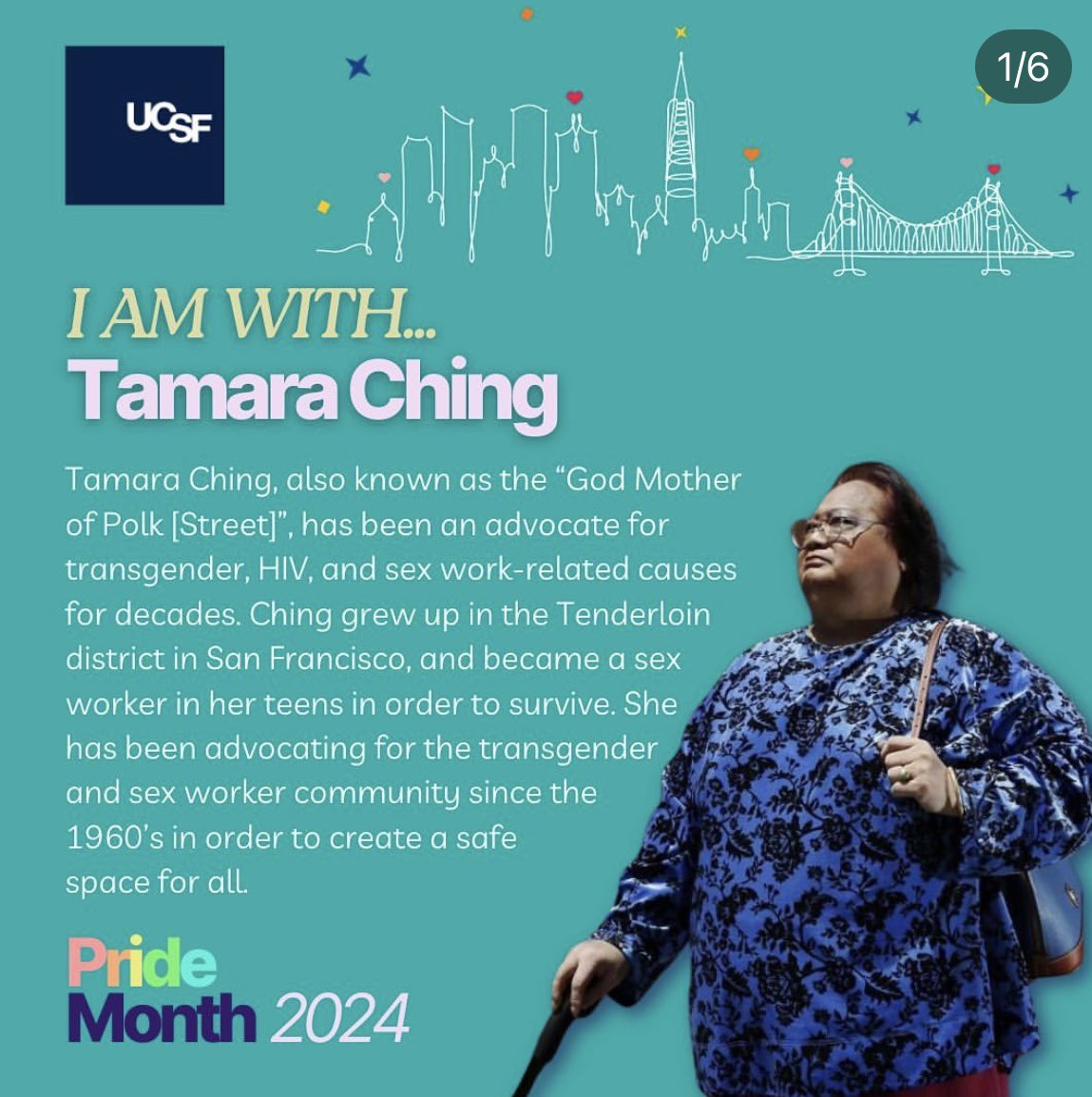 mansfieldr's tweet photo. #UCSFPride history lesson https://t.co/bTnkdUENZB