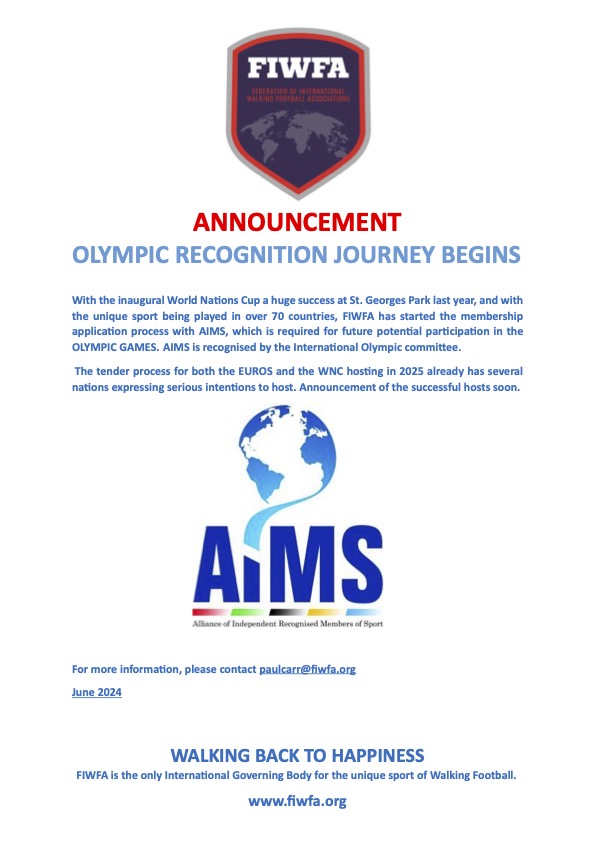 #walkingfootball #Olympics