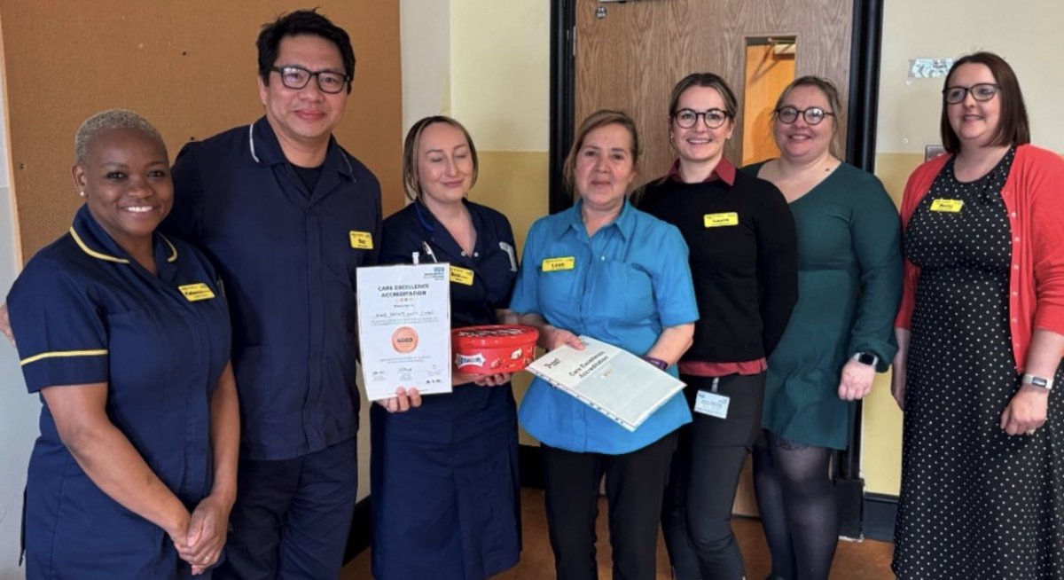 Raymond Padilla (@padillaraymond5) on Twitter photo Pleased that our Acute Frailty Unit <a href="/WorcsAcuteNHS/">Worcestershire Acute NHS</a> was recognised for outstanding patient experience, staff experience, and a nurturing environment, for an overall “Good” at Care Excellence Accreditation.
Happy staff=happy patients in a supportive environment. <a href="/filipinonurseuk/">Filipino Nurses Association UK</a> Pleased that our Acute Frailty Unit <a href="/WorcsAcuteNHS/">Worcestershire Acute NHS</a> was recognised for outstanding patient experience, staff experience, and a nurturing environment, for an overall “Good” at Care Excellence Accreditation.
Happy staff=happy patients in a supportive environment. <a href="/filipinonurseuk/">Filipino Nurses Association UK</a>