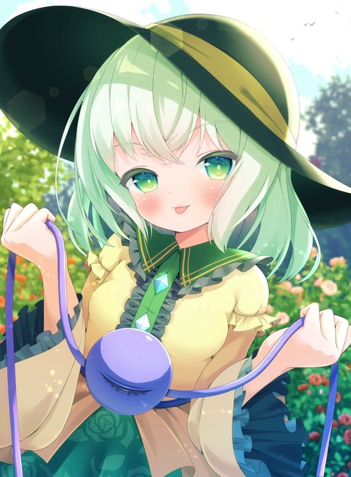 #今月描いた絵を晒そう #東方Project 
今月はこいしと小傘をッ!!
背景も少しづつ頑張り量を増やしていきたい...... 