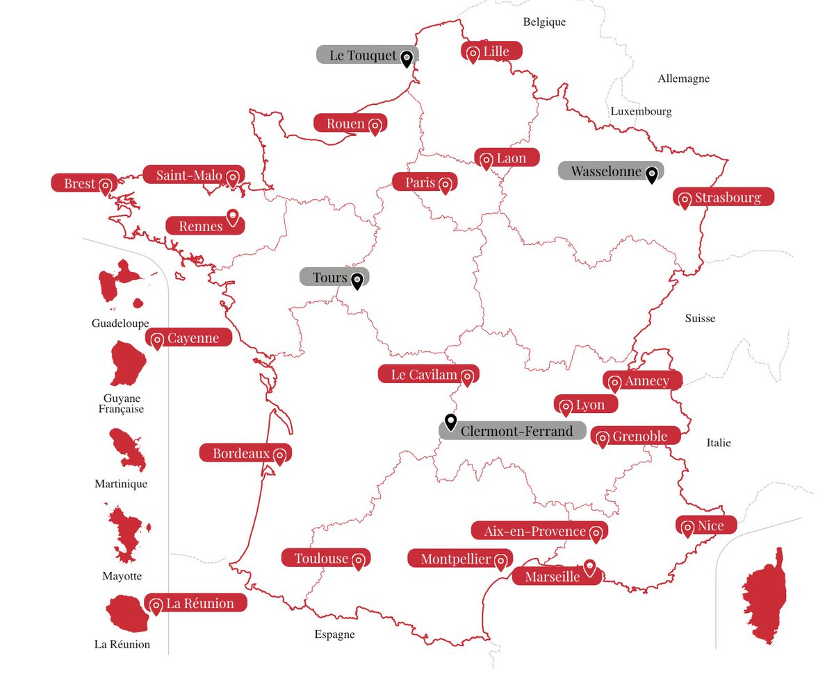 LES ALLIANCES FRANÇAISES EN FRANCE
> 1er réseau de centres de français langue étrangère
af-france.fr