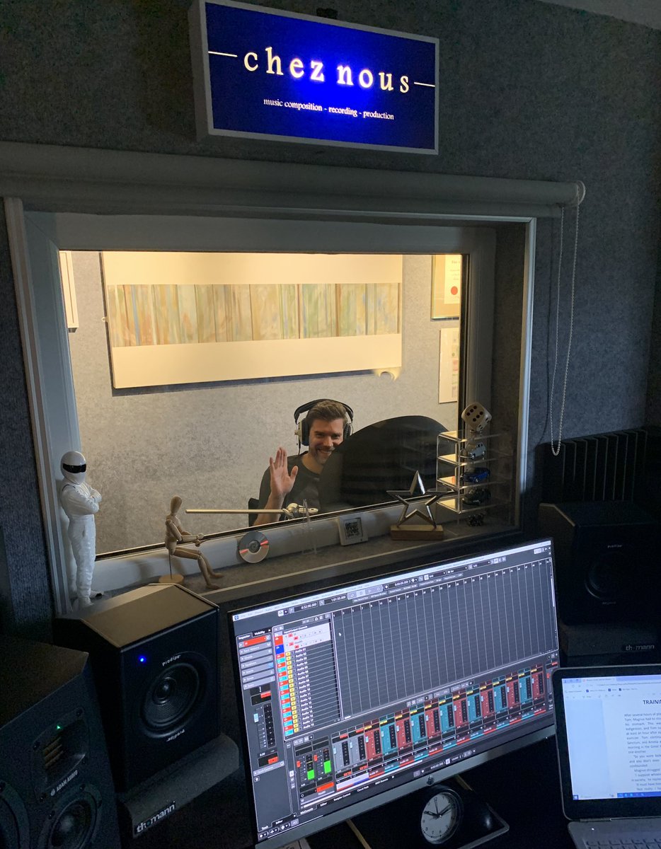 Busy Sunday session recoding “Magnus Powell and the Shadow Squad” audio book with the sensational talents of Greg Hulme  
.
.
.
.
.
.
.
.
#audiobooks #homerecording #studiolife #seelectronics #astonmicrophones #astonstealth