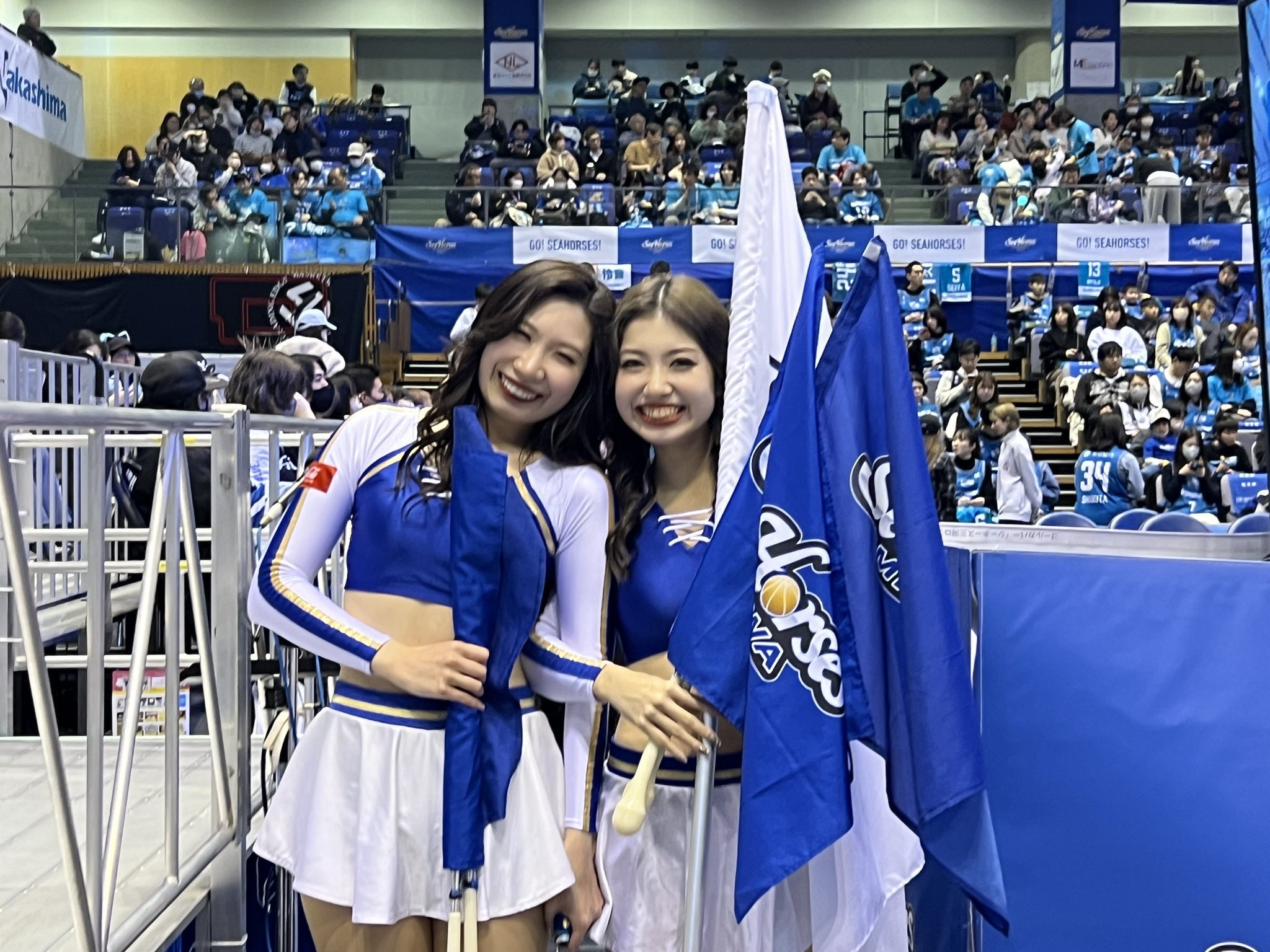 シーホース三河 チアガール スーパーガールズ SAEMI やくする