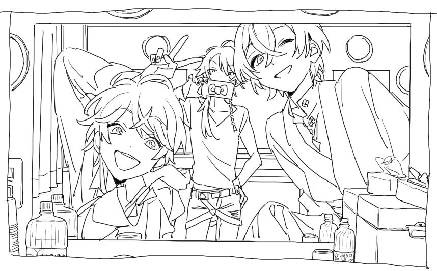 鏡に映ってるのを描いたのに左右そのままで全然ダメな絵になった🙂 