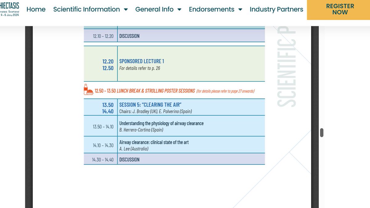 Friday 5th of July is AIRWAY CLEARANCE day at the World Bronchiectasis Conference- putting the most important aspect of treatment front and centre and bringing together all of the different professionals working together to care for bronchiectasis patients!