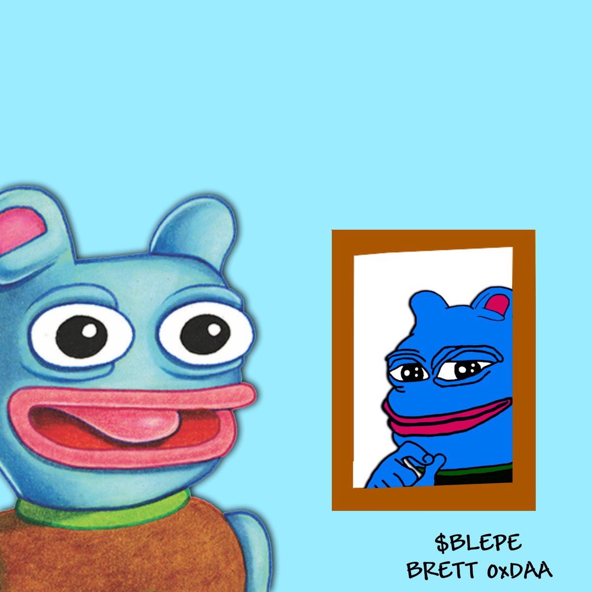 Blepe, a portmanteau of "blue" and "Pepe," is a nickname given to the character Brett from the webcomic Boy's Club after artist Matt Furie illustrated a comic depicting Pepe the Frog as deceased in early May 2017.