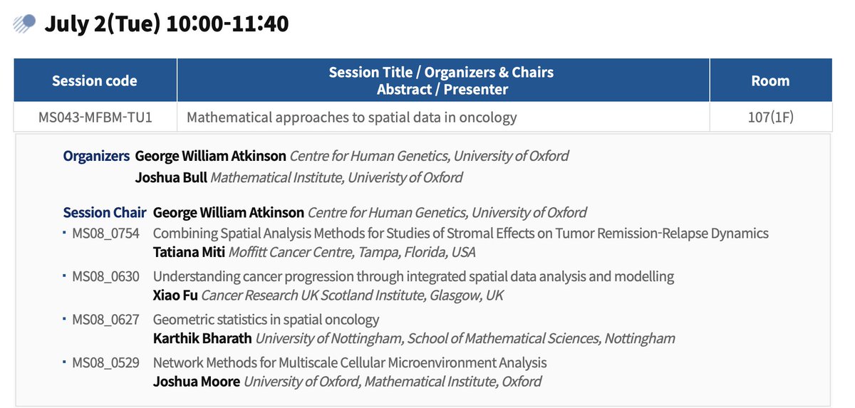Josh Moore (@moore_jw_) on Twitter photo If you're at SMB this year and you're using / interested in spatial data then come along to our minisymposia Tues morning to hear all things spatial analysis <a href="/KSMB_SMB2024/">KSMB-SMB2024</a> #SMB2024 If you're at SMB this year and you're using / interested in spatial data then come along to our minisymposia Tues morning to hear all things spatial analysis <a href="/KSMB_SMB2024/">KSMB-SMB2024</a> #SMB2024