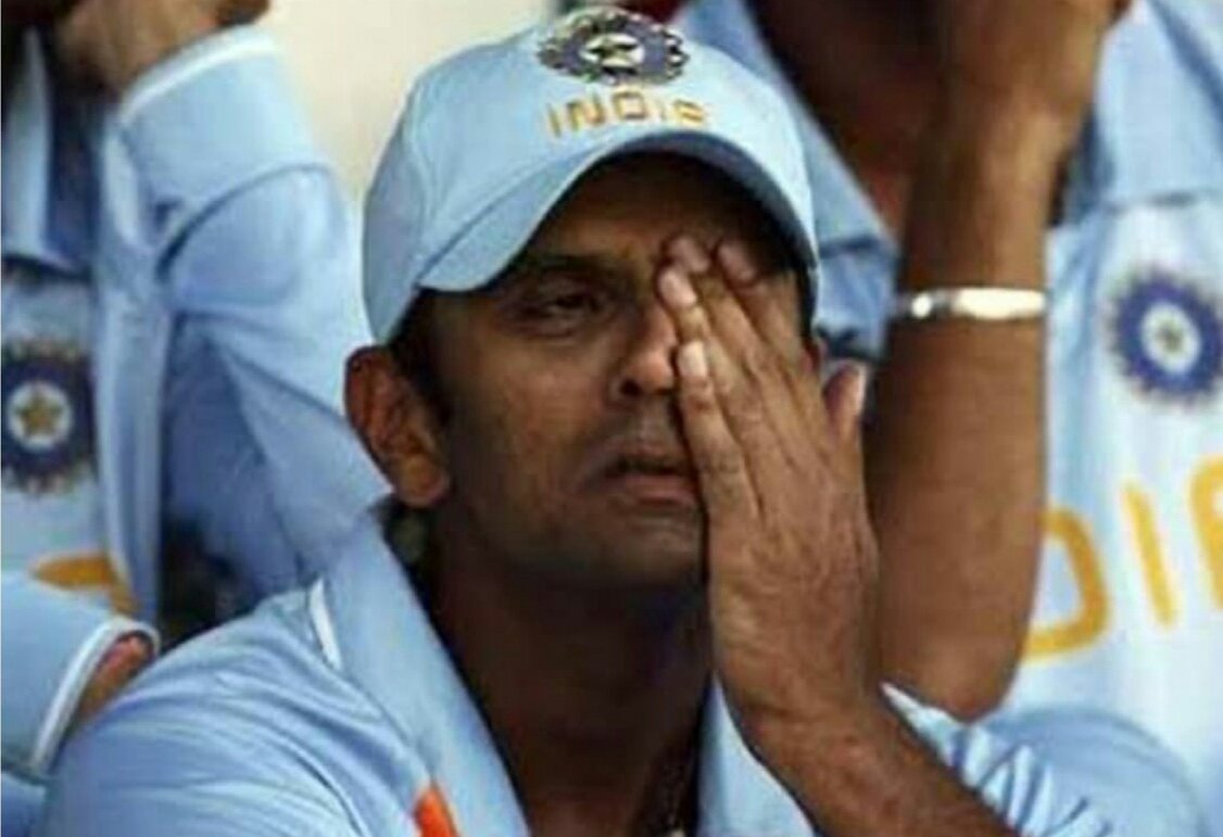BrokenCricket's tweet photo. Rahul Dravid in WI

2007 WC                             2024 WC https://t.co/bSqzPEs1fv