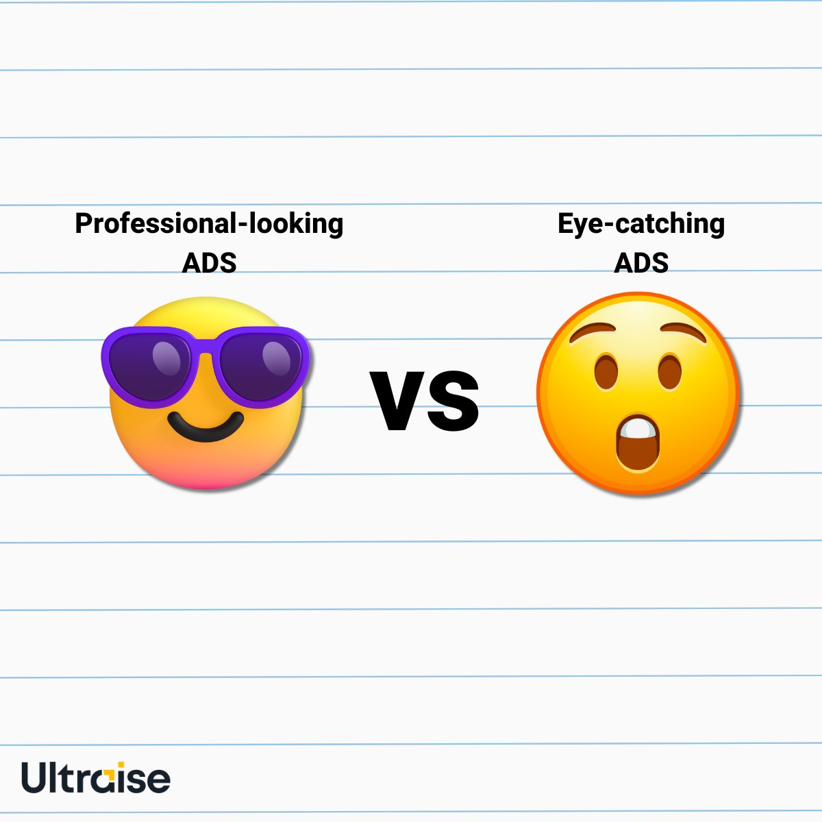 ultraise's tweet photo. What's more important?
1) Eye-catching ads
2) Professional-looking ads

Write your answer below 👇👇

#ppc #digitalmarketing #creative #digitalmarketingtips #marketingquestions #marketingagency #marketingdigital https://t.co/Ho5InsK7pZ