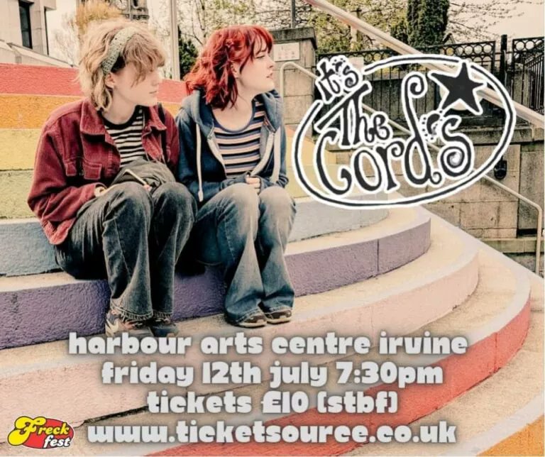 Some tickets available for #TheCords 's <a href="/Freckfest/">Freckfest</a> gig at Harbour Arts Centre, Irvine next Friday (12 July): only £10 STBF:
freckfest.co.uk/event/freckfes…

And a link to a recording of their recent BBC6Music session: m.youtube.com/watch?v=rE5hBX… 

#ScottishMusic #ScottishPop #GigsScotland