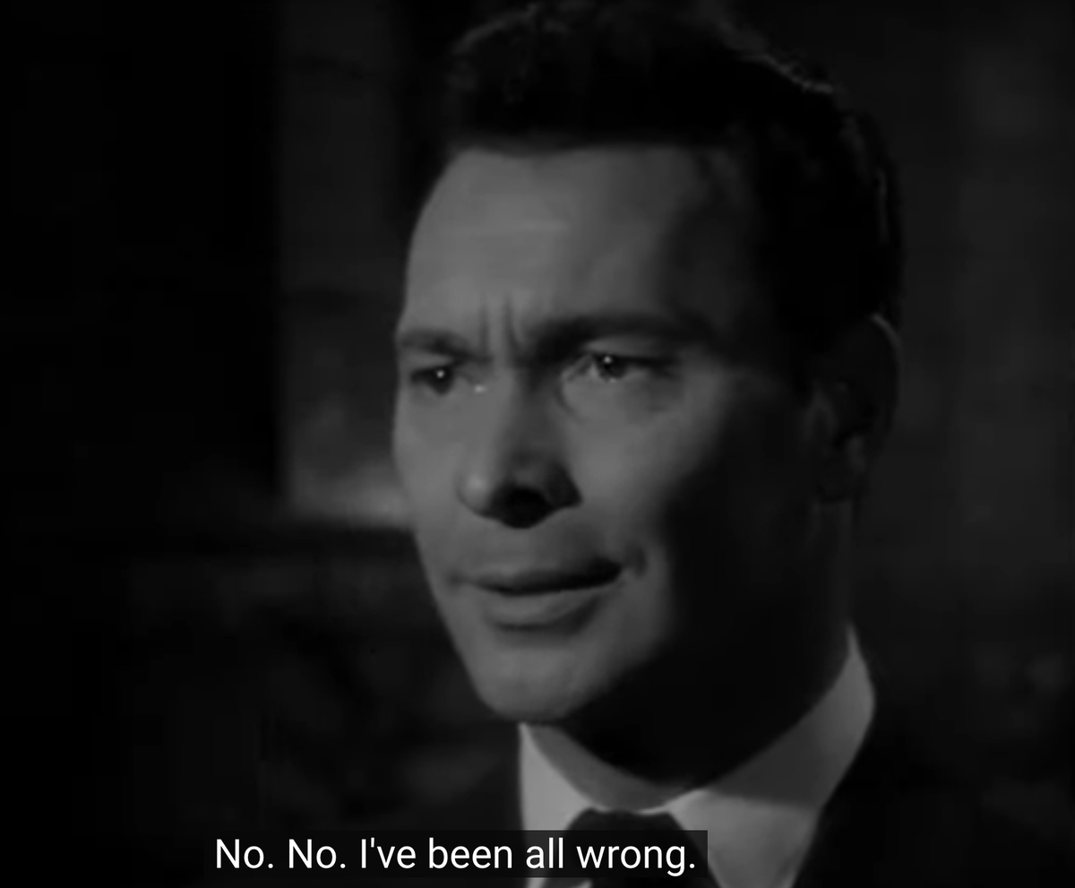 Inkog1's tweet image. Steve just wants the movie to end.. all this double-crossing business feels way too complicated to fathom and causing him a headache.
#NoirAlley #NoQuestionsAsked #TCMParty