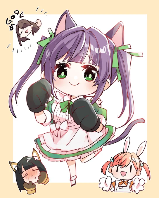 めぐ先輩のおかげで動く!どうぶつ喫茶が拝めたことを心より感謝… #蓮ノ空美術部