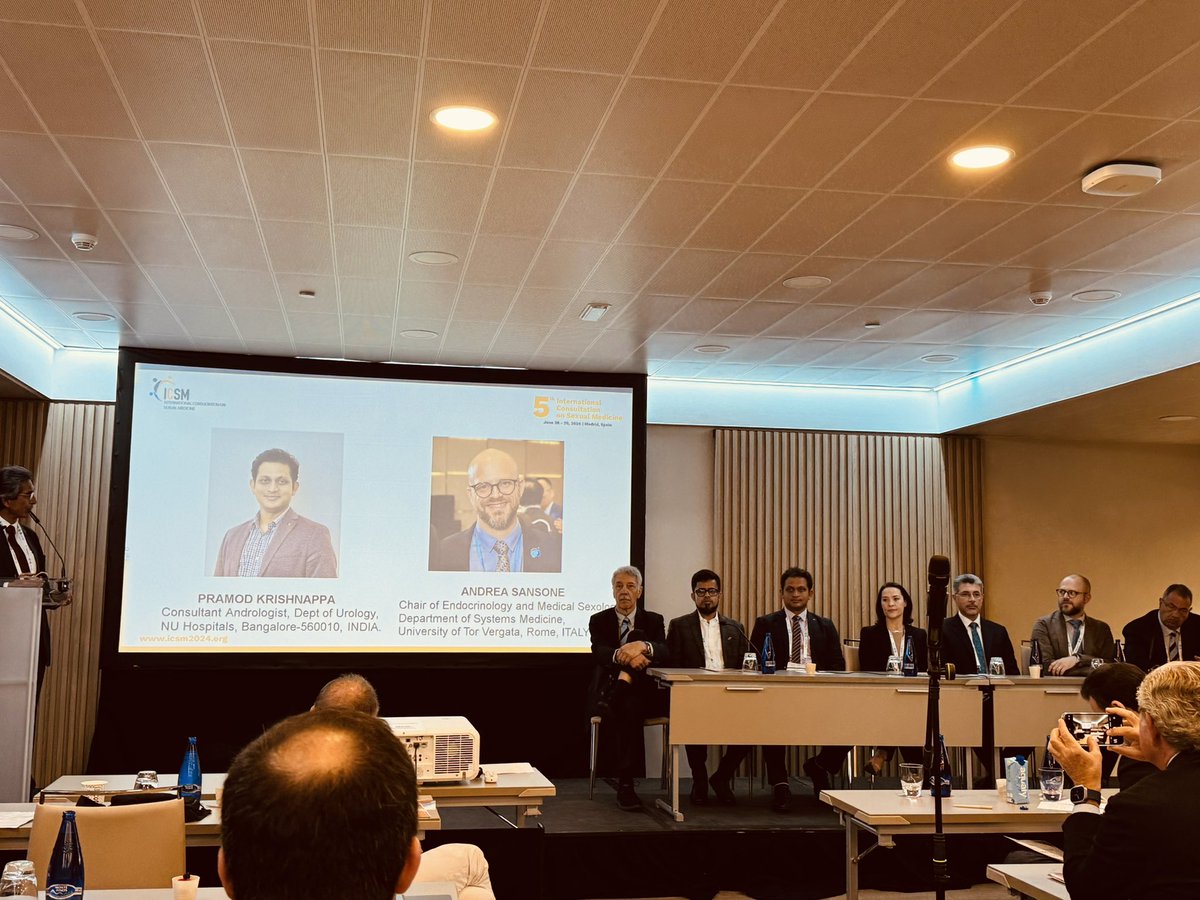 Very privileged to be in the ICSM guidelines committee on “Male sexual dysfunction in Infertility” which we presented in Madrid, Spain🇪🇸. 24 guidelines, 24 committees. Fantastic work #icsm2024 <a href="/ISSM_INFO/">ISSM</a> #maleinfertility #sexualdysfunction