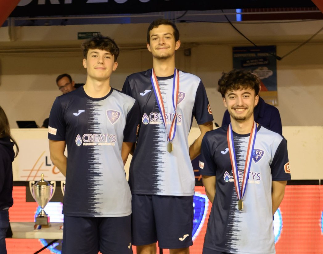 Emerainvillefc's tweet photo. Coupe de France double, nos jeunes proche de l'exploit. Un grand bravo à #Eythan, @francis79873751 et @Kilian1304 pour cette très belle 3ème
L'EFC au sommet du #Futnet Français.
@fff @EmerainvilleFr @aggloPVM @District77foot @lequipe @RMCsport @leparisien_77 https://t.co/GwMttID50i