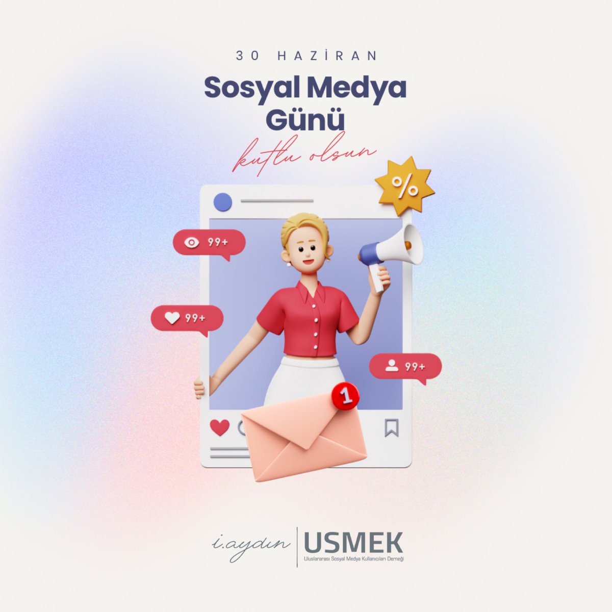 izzetaydin_tr's tweet photo. Bağlantı kurmanın, bilgi edinmenin ve dünyayı keşfetmenin harika bir yolunu kutluyoruz!
"Dünya Sosyal Medya Kullanım Günü kutlu olsun!
İzzet AYDIN
( USMEK ) Uluslararası Sosyal Medya Kullanıcıları Derneği Başkanı
#SosyalMedyaGünü | #Usmek https://t.co/wVonOykzZT