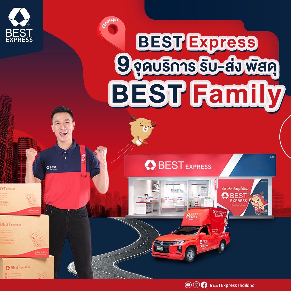 BEST Express Thailand tweet media