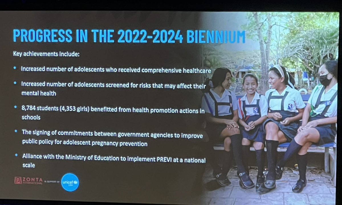 NeelimaShr's tweet photo. Presentation of progress on other Zonta-supported projects in the biennium 2022-2024: UNICEF-Adolescent Girls’s Health and Protection in Peru 🇵🇪 ; UNFPA-Engaging Girls on Climate Change in Madagascar 🇲🇬 https://t.co/5S6PcmL7NU