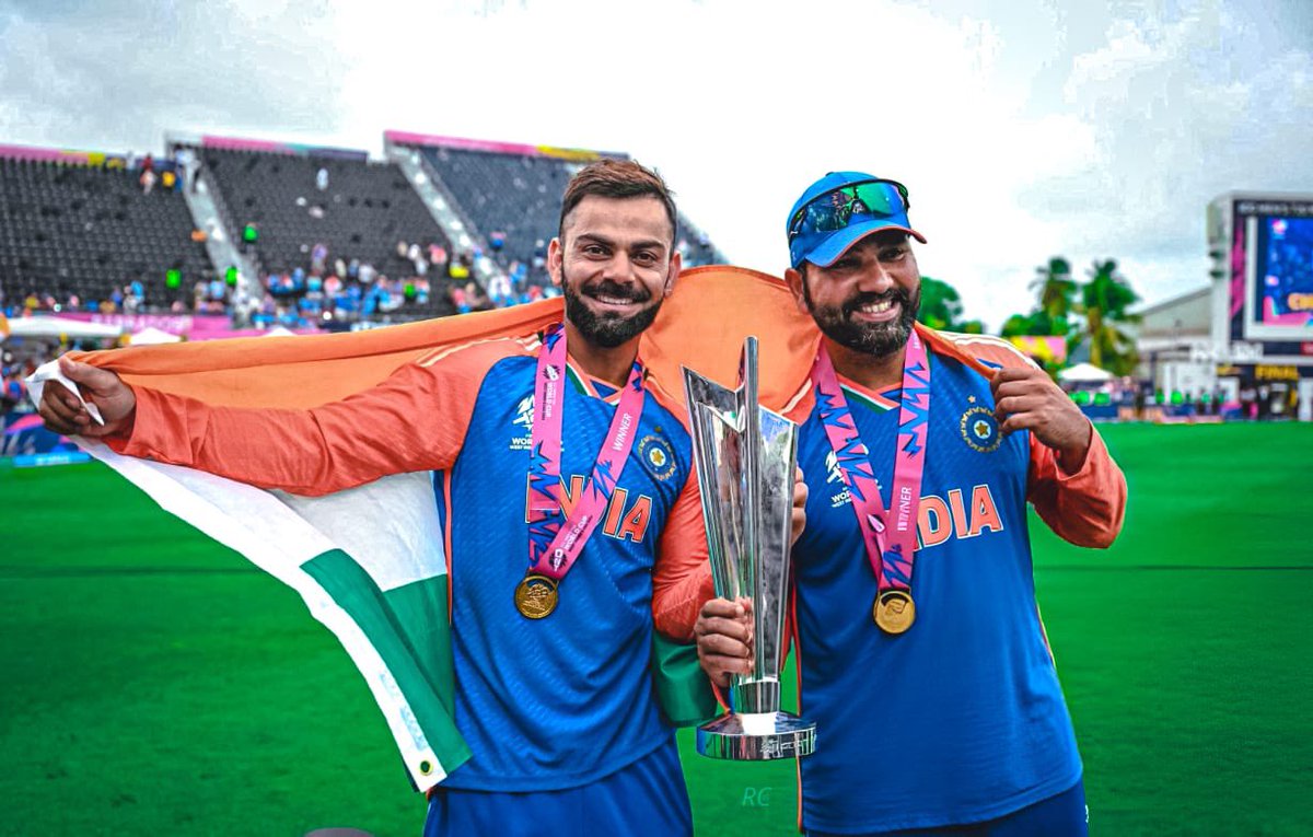 Dimuth Karunarathna ๐ฑ๐ฐ๐ฆ๐บ (@iamdimuth) on Twitter photo Sad to see this era come to an end, but so proud as a cricketer incredible achievements of <a href="/imVkohli/">Virat Kohli</a> & <a href="/ImRo45/">Rohit Sharma</a> Great way to finish as Champions ๐ #T20WorldCup2024 Sad to see this era come to an end, but so proud as a cricketer incredible achievements of <a href="/imVkohli/">Virat Kohli</a> & <a href="/ImRo45/">Rohit Sharma</a> Great way to finish as Champions ๐ #T20WorldCup2024