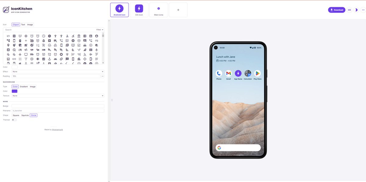 Kevin4dev's tweet photo. Recommend this service to generate icon

https://t.co/iBMwHtLvIs https://t.co/3T4lFmM48Z