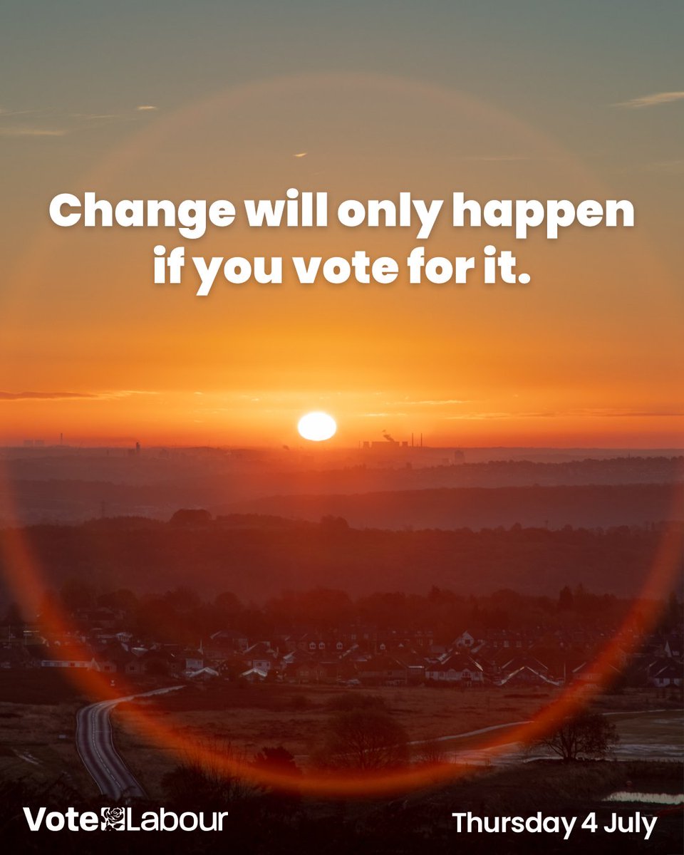 The country faces a choice on Thursday: five more years of Tory chaos, or change with Labour.

What will you choose?