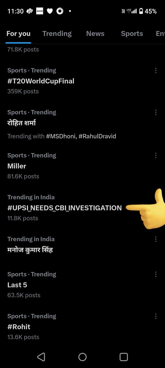 spsingh028's tweet photo. Tranding in India 
#UPSI_NEEDS_CBI_INVESTIGATION
#UPSI_NEEDS_CBI_INVESTIGATION
@Mayawati @myogioffice
@yadavakhilesh @RahulGandhi @LaljiVermaSP @aajtak @AamAadmiParty @INCIndia @kharge @AnandAkash_BSP @PMOIndia @CMOfficeUP 

@aap_ka_santosh @AhteshamFIN @AnilYadavmedia1 @ANI https://t.co/ogmr6bKO85