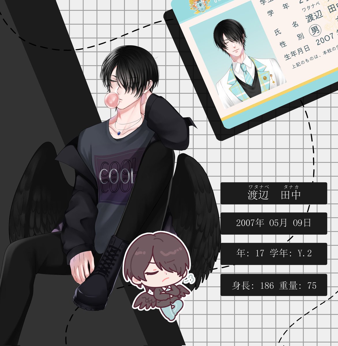 _Tanaka007_UMS's tweet photo. “ ก็แค่ปล่อยฉันอยู่คนเดียวเถอะ ไม่ต้องเข้ามายุ่ง”
“ผู้แข็งแกร่งเขาไม่รวมกลุ่มกันหรอก”

渡辺 田中 | Watanabe Tanaka
Y.2 | 186/75 #UMScommu 
Raven

🌑 - sns

Doc: https://t.co/gTNPwnaEiF
(ผปคยังมึนๆ กับทวิตโกเมนนาไสล่วงหน้าเลยค่ะ- ทักโค/เวิ่น/โรล/จีบ👌) https://t.co/j5olcUSWrc
