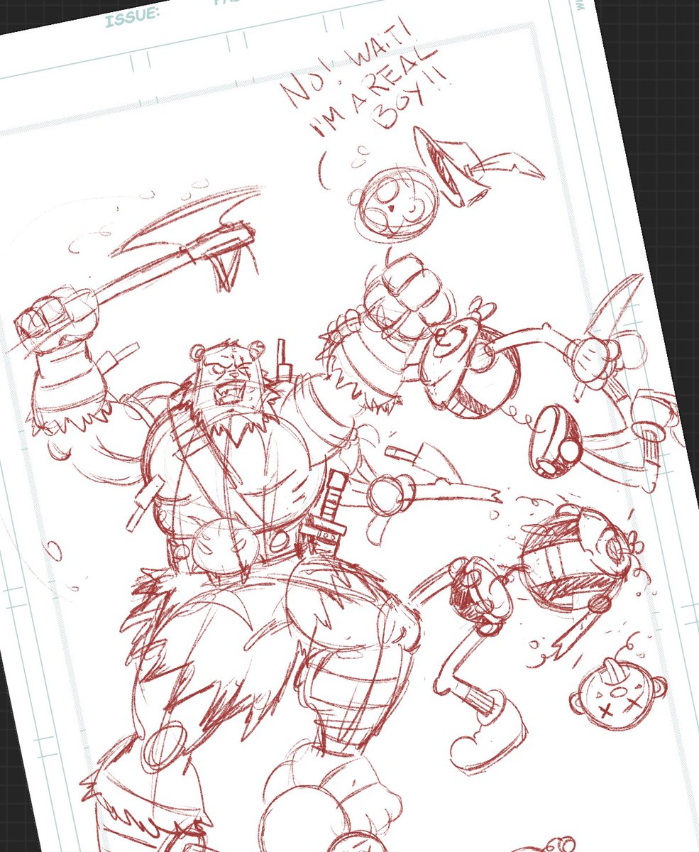 mightybotstudio's tweet photo. #BEARZERKER🐻 it’s like Frazetta, but for all ages! #indiecomics #DIYcomics https://t.co/W1usvK6Sdc